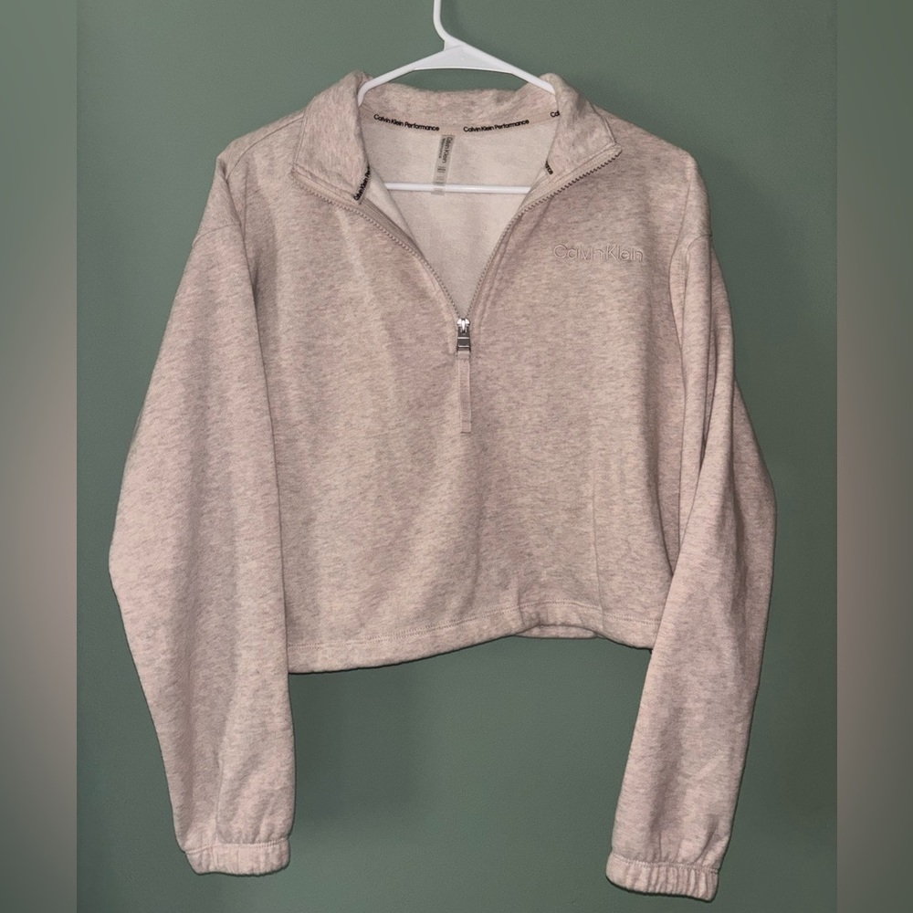 NWOT Calvin Klein Women's Quarter-Zip Sweatshirt